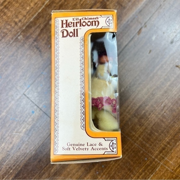 Jasco L'il Chimers Heirloom Doll Porcelain Bell Christmas Ornament #382 With Box - Picture 6 of 13